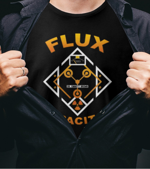 Flux Capacitor Dr. Emmett Brown Back To The Future T-Shirt