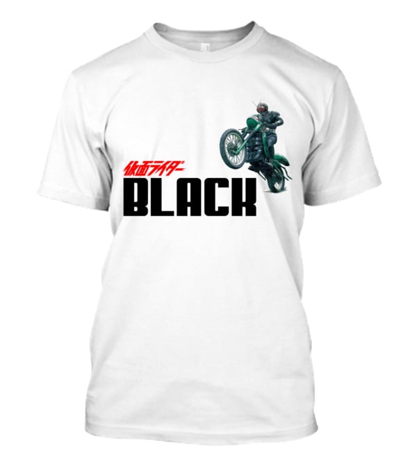 Kamen Rider Black Motorcycle Action Scene T-Shirt