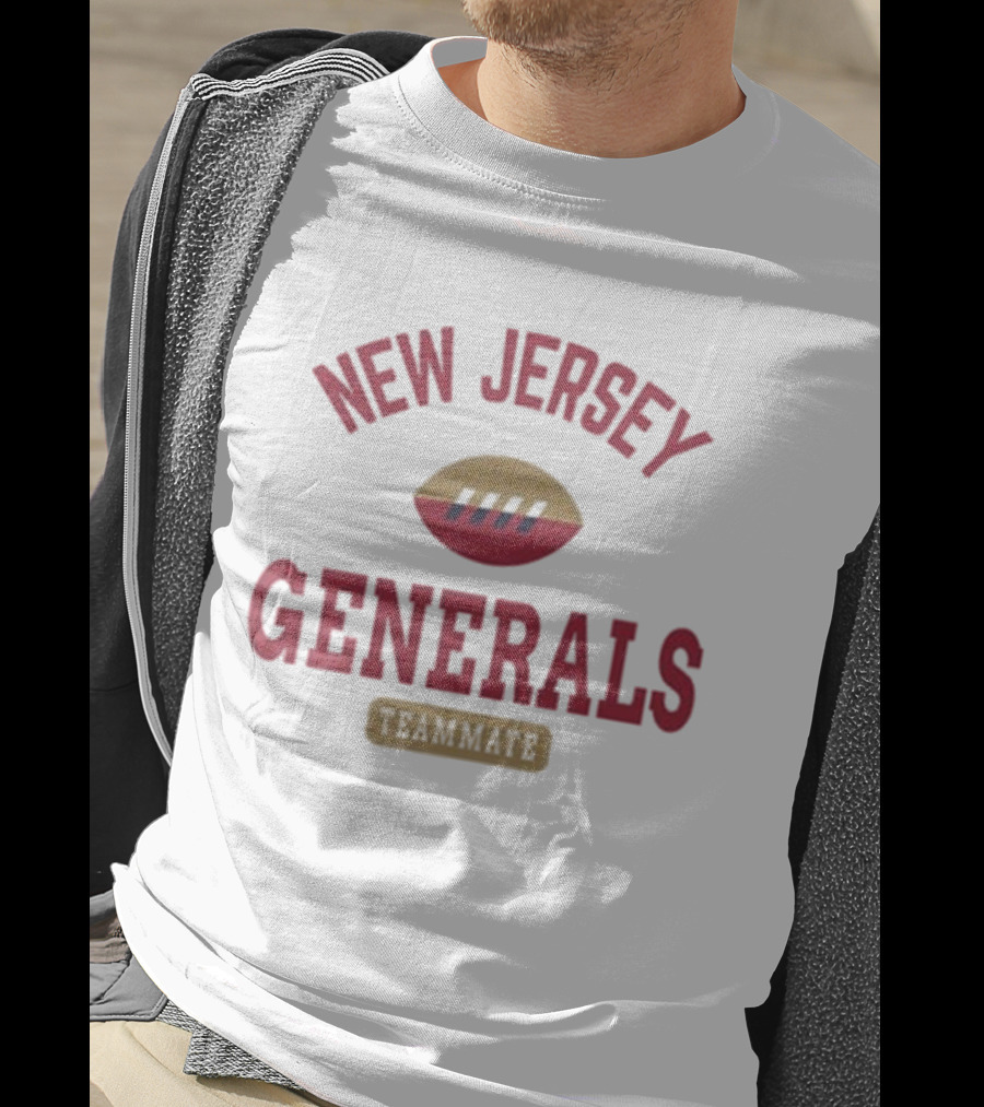 New Jersey Generals Teammate Football T-Shirt