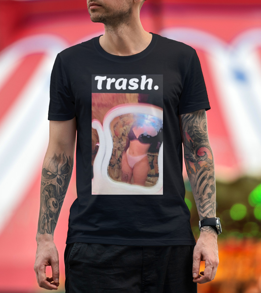 Trash Mirror Reflection T-Shirt