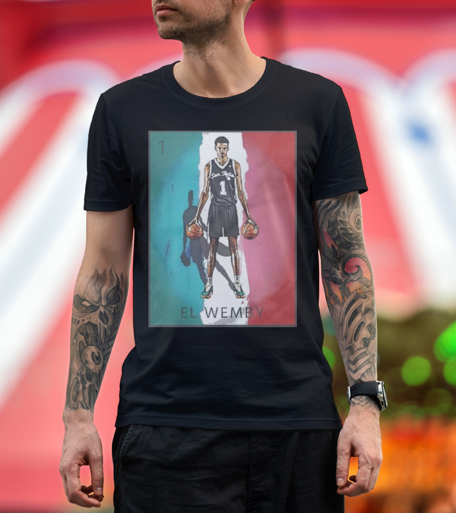 San Antonio El Wemby Basketball Legend T-Shirt