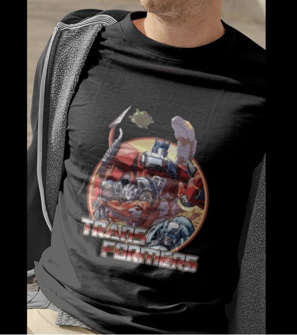 Transformers Autobots Optimus Prime And Dinobots T-Shirt
