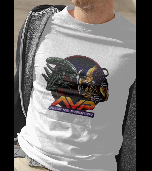 AVP Alien Vs. Predator Video Game Showdown T-Shirt