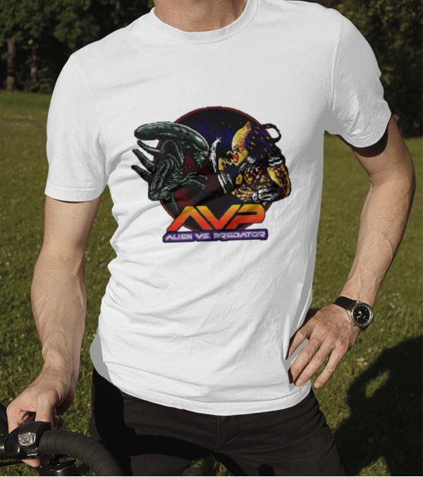 AVP Alien Vs. Predator Video Game Showdown T-Shirt