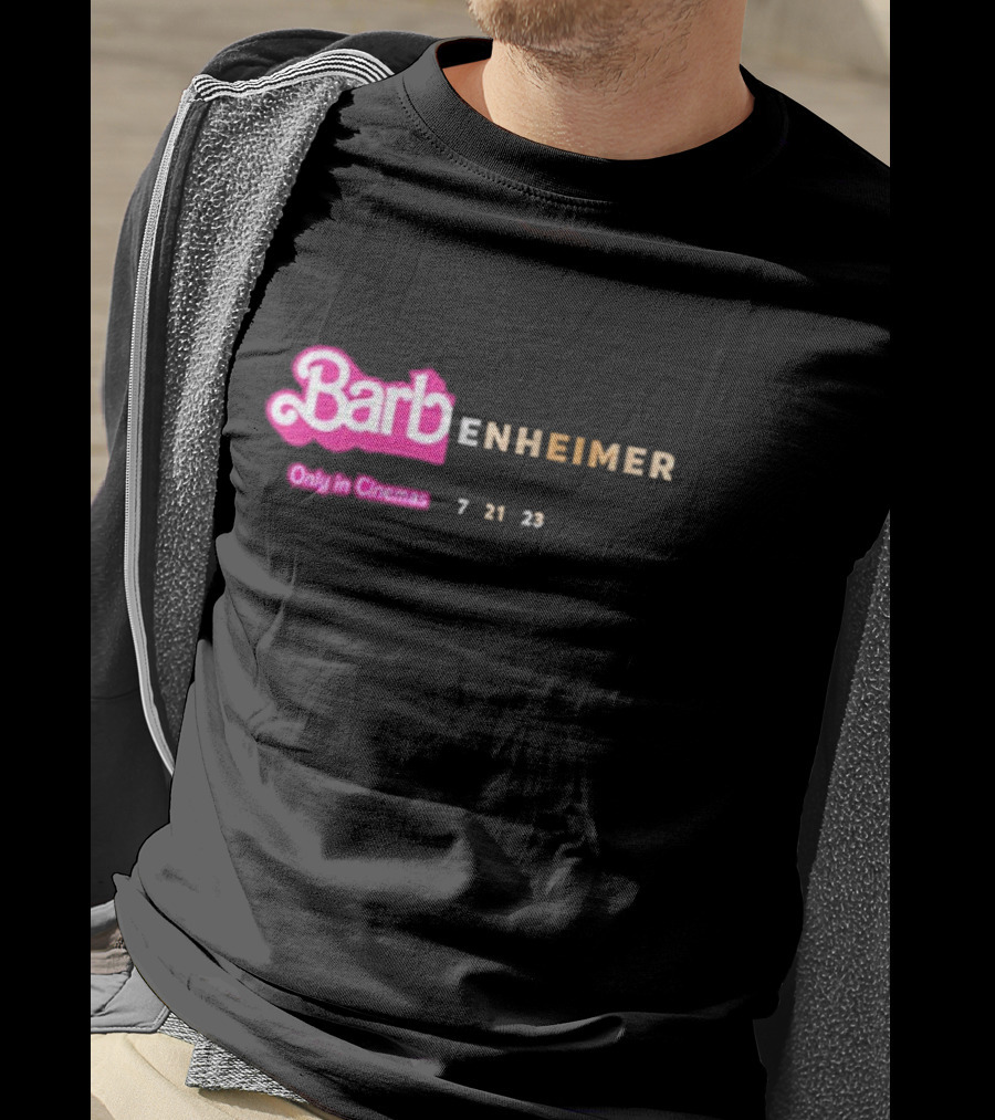 Barbenheimer Barbie Movie Oppenheimer Only In Cinemas 7 21 23 T-Shirt