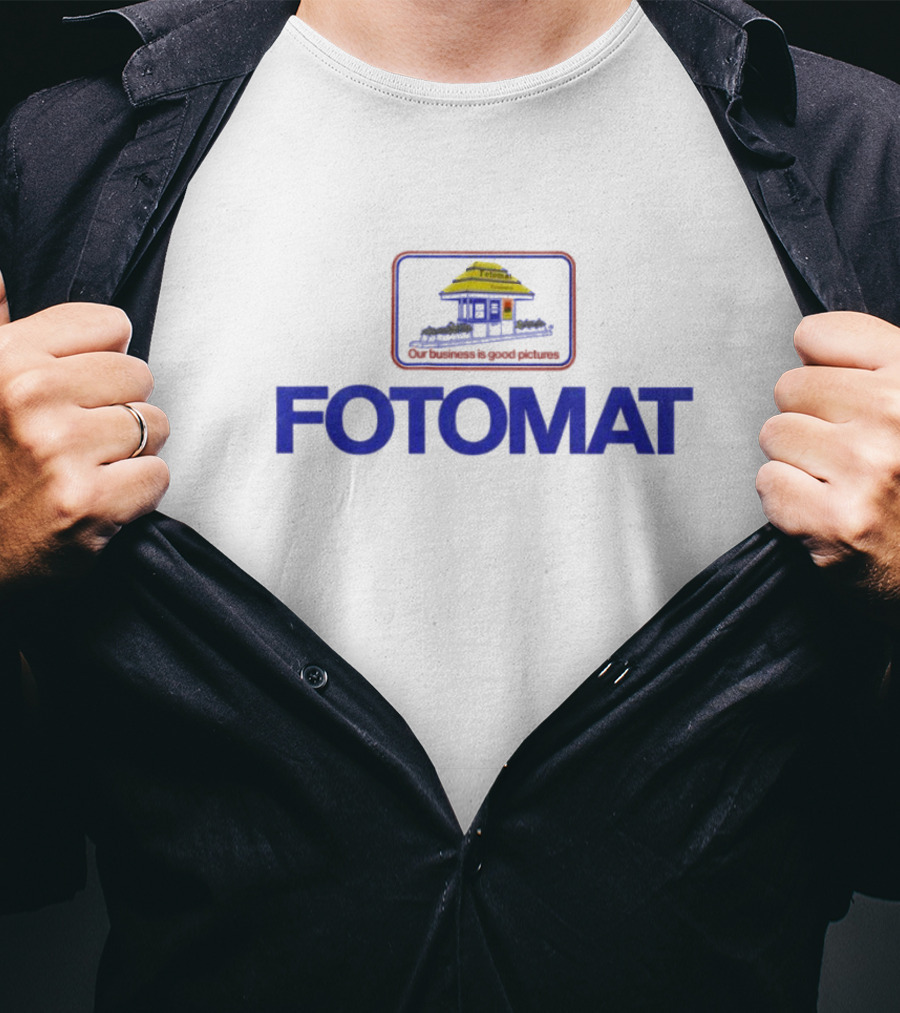 Fotomat Our Business Is Good Pictures Retro 70s 80s T-Shirt