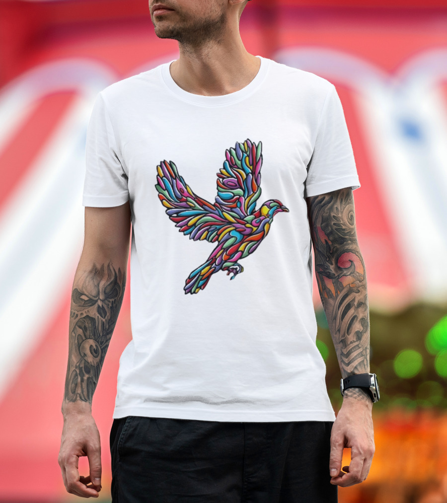 Glenside Local Solidarity Multicolored Dove T-Shirt