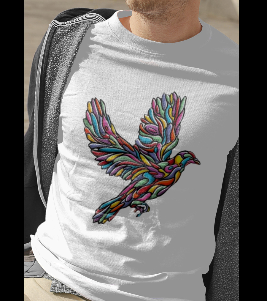 Glenside Local Solidarity Multicolored Dove T-Shirt