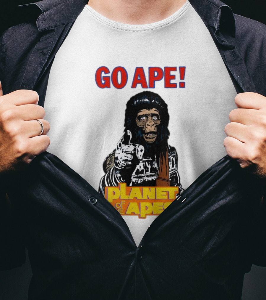 Go Ape Planet Of The Apes Iconic Mashup T-Shirt