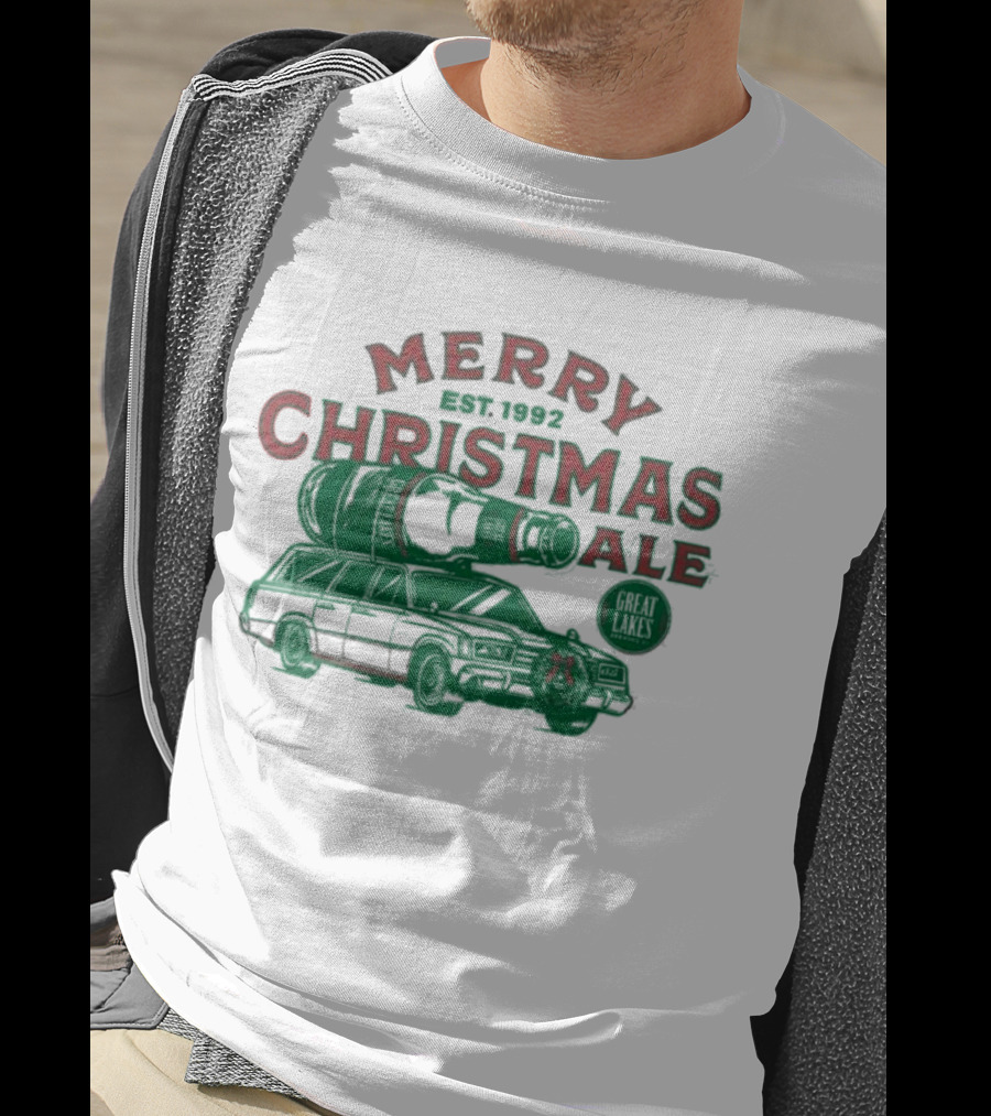 Merry Christmas Ale Great Lakes Brewing Co. Est. 1992 Car T-Shirt
