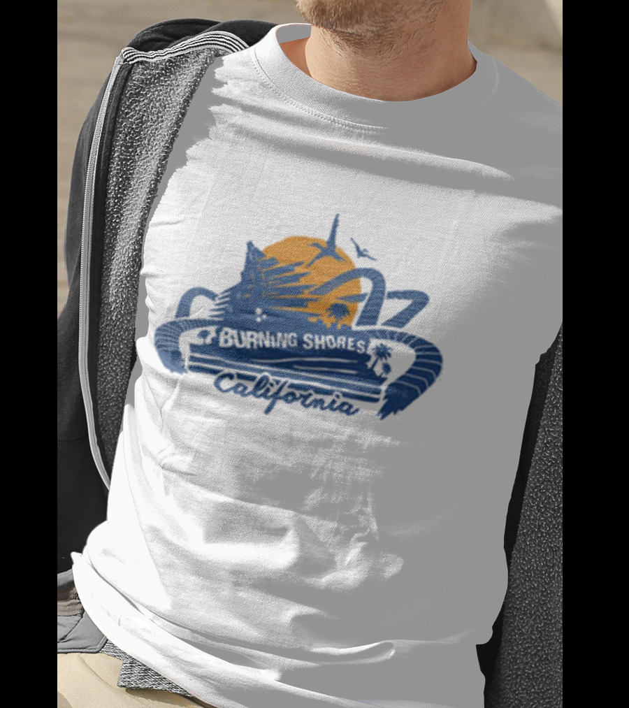 Burning Shores National Park Horizon Forbidden West California T-Shirt