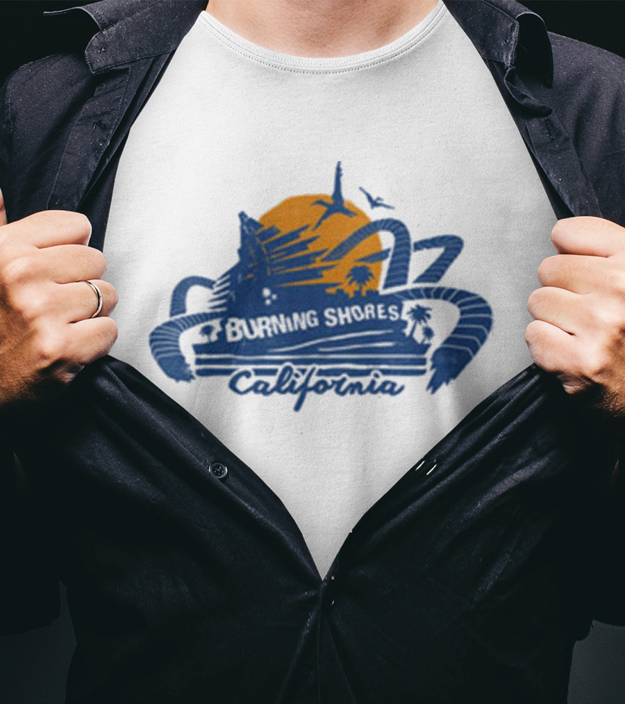 Burning Shores National Park Horizon Forbidden West California T-Shirt