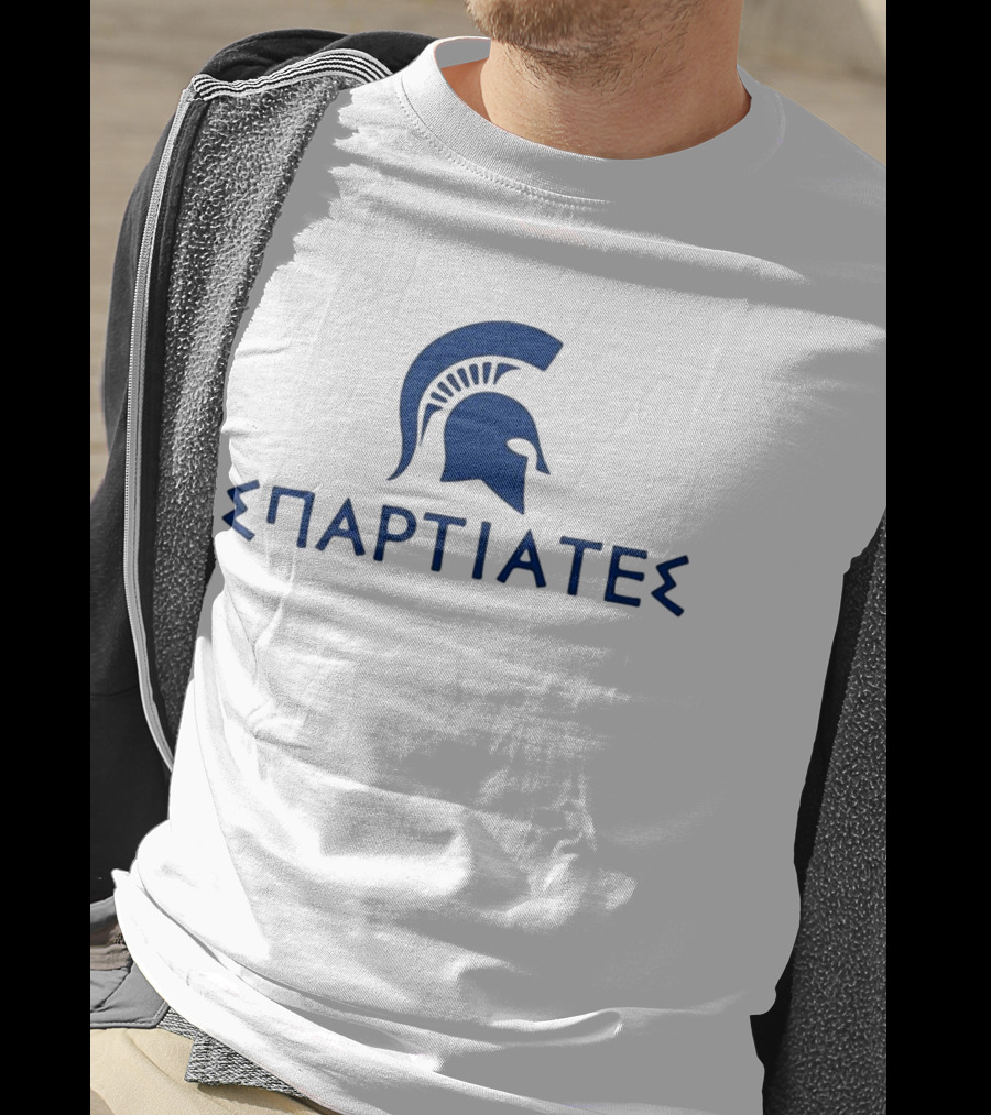 Christinate28 Σπαρτιατεσ Spartan Helmet T-Shirt
