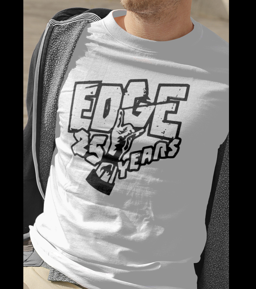 Edge 25 Years Rock Hand Gesture T-Shirt