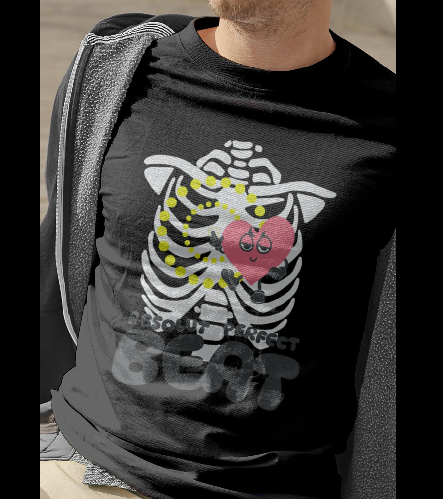 Absolut Perfect Beat Ribcage Heart T-Shirt