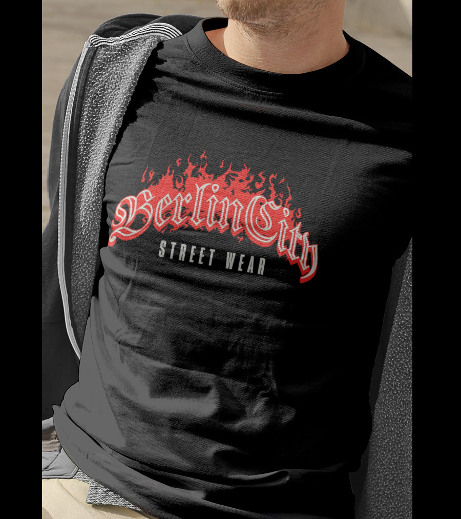 BerlinCity Street Wear Fiery T-Shirt