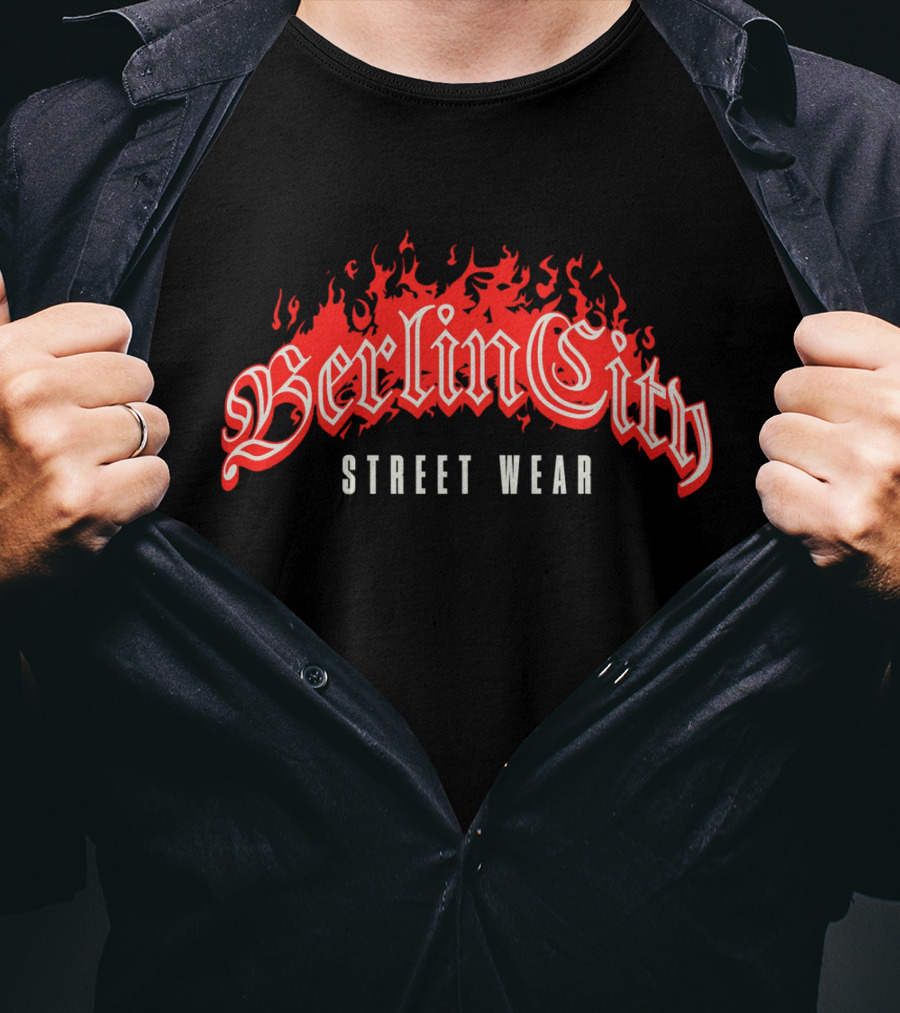 BerlinCity Street Wear Fiery T-Shirt