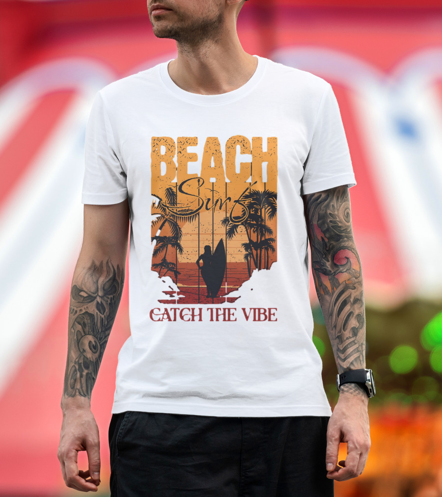 Beach Surf Catch the Vibe T-Shirt