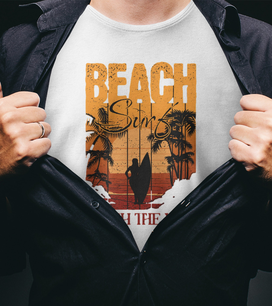 Beach Surf Catch The Vibe T-Shirt