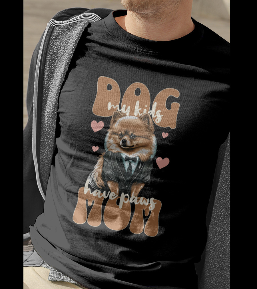 Dog Mom My Kids Have Paws T-Shirt