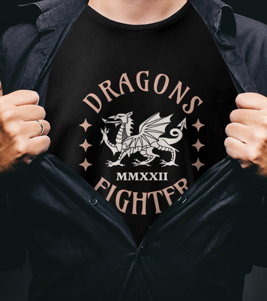 Dragons Fighter MMXXII Mythology T-Shirt
