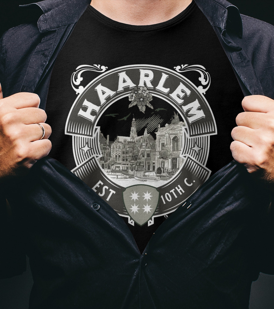 Haarlem Bloemenstad Est 10th C T-Shirt
