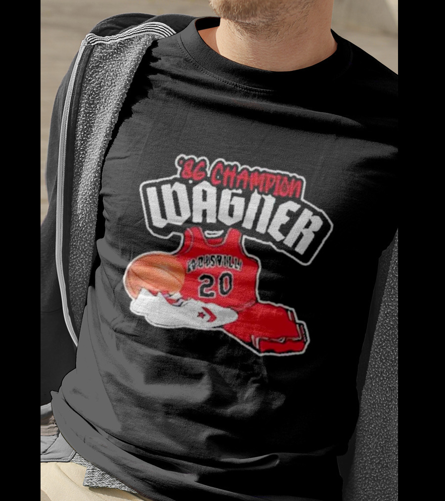 86 Champion Wagner Basketball Jersey 20 Louisville T-Shirt