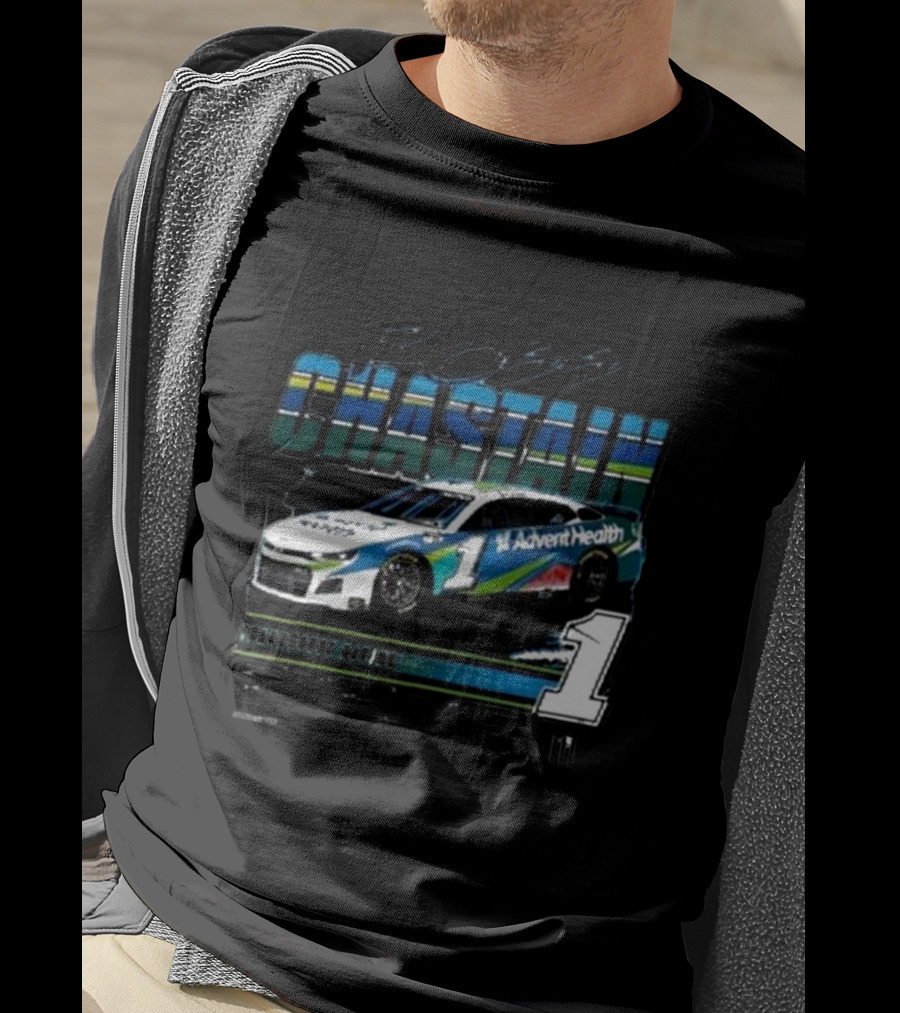 Ross Chastain AdventHealth Trackhouse Racing Number 1 NASCAR T-Shirt