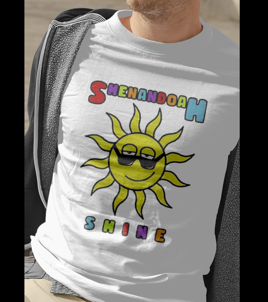Shenandoah Shine Merch Sunshine Sun With Sunglasses T-Shirt