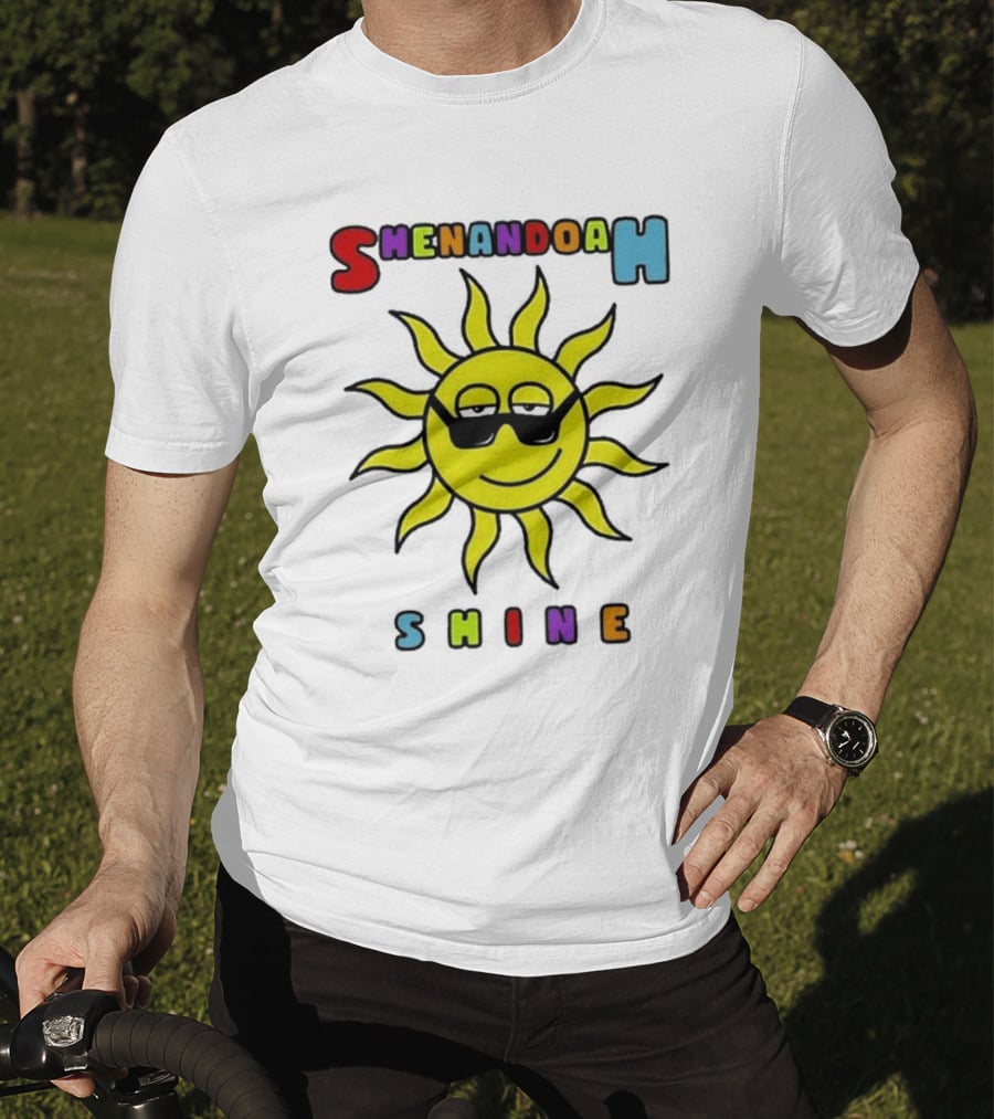 Shenandoah Shine Merch Sunshine Sun With Sunglasses T-Shirt