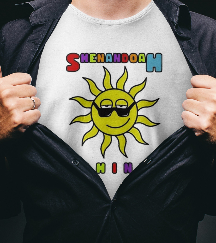 Shenandoah Shine Merch Sunshine Sun With Sunglasses T-Shirt