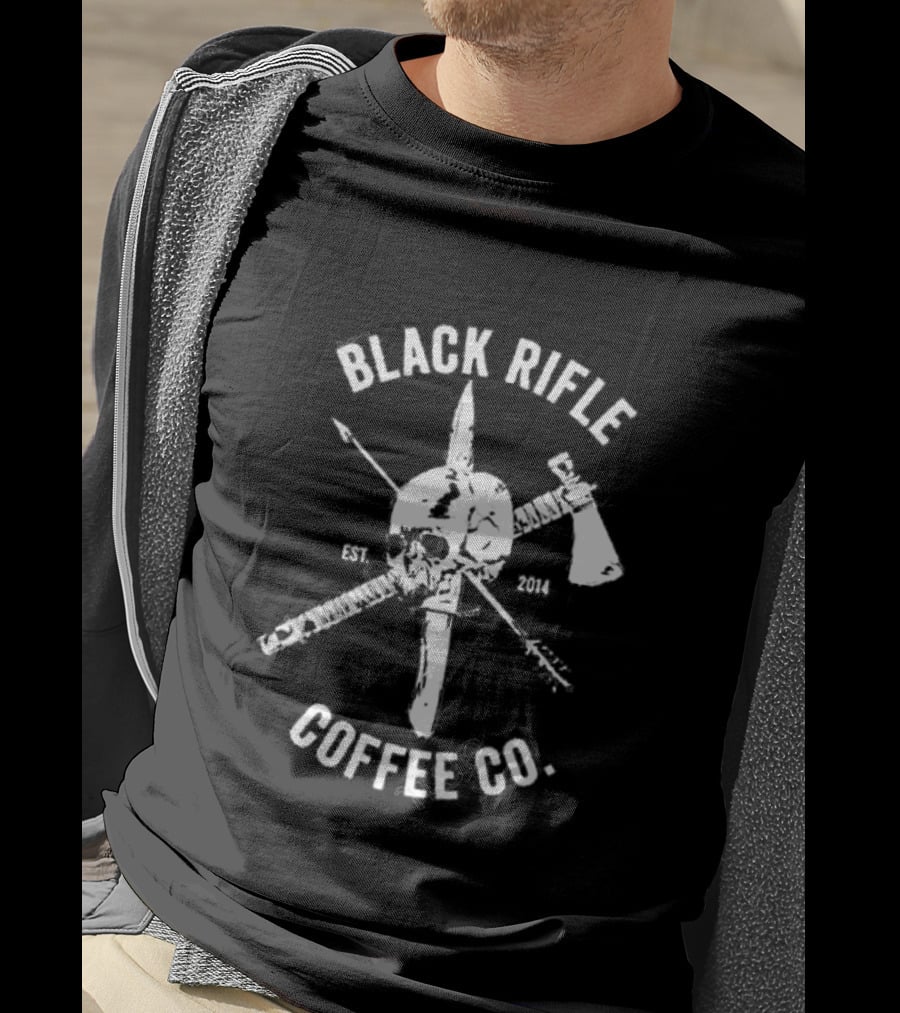 Black Rifle Coffee Co Skull Logo Est. 2014 T-Shirt