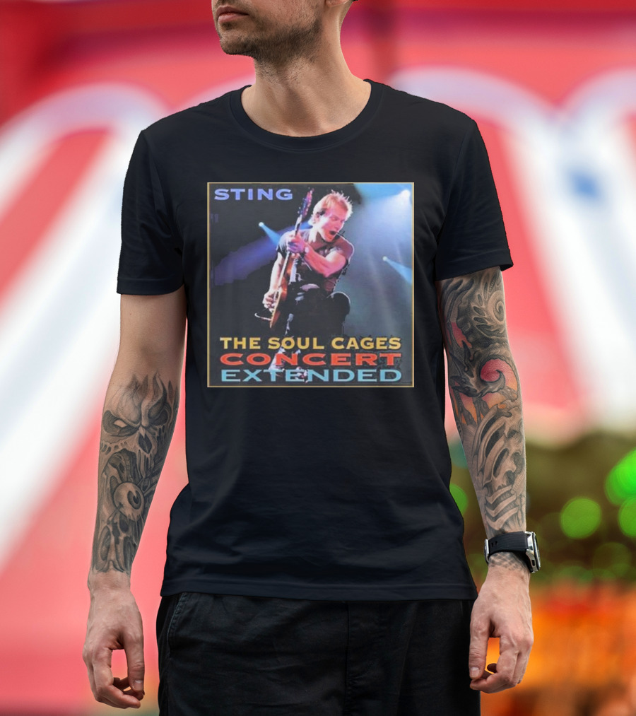 Sting The Soul Cages Concert Extended Tour Live Performance T-Shirt