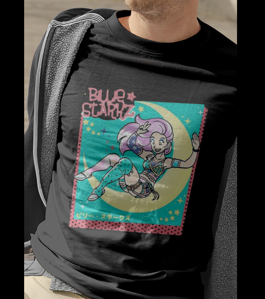 Billie Starkz All Elite Wrestling Moon Jump T-Shirt