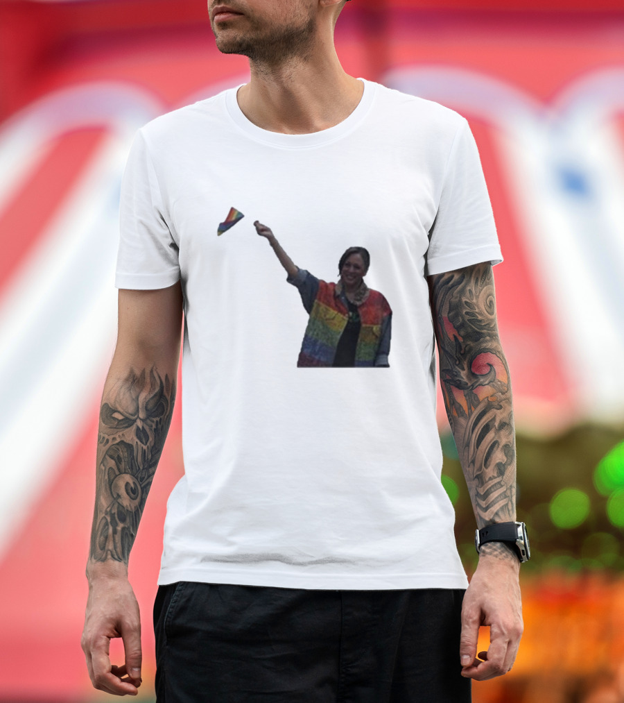 Doug Emhoff Kamala Harris Rainbow Pride T-Shirt