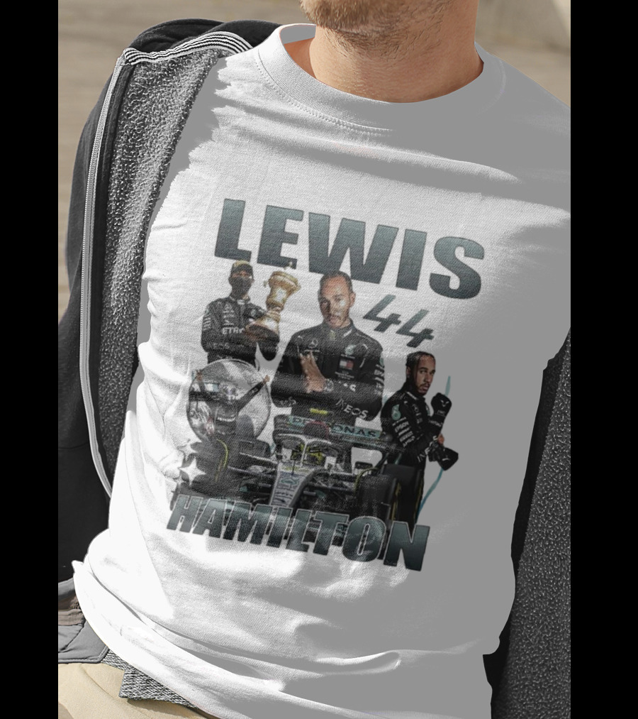 Lewis Hamilton 44 Formula Racing Champion Victory T-Shirt