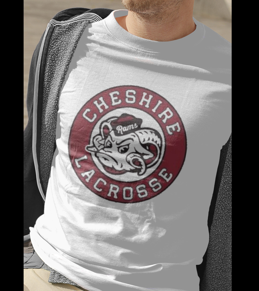 Cheshire Rams Lacrosse Team Emblem T-Shirt