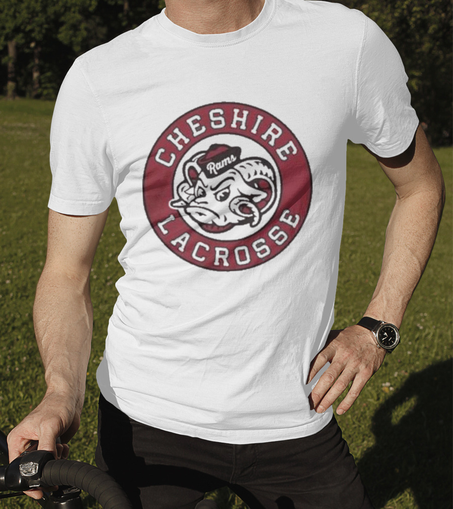 Cheshire Rams Lacrosse Team Emblem T-Shirt