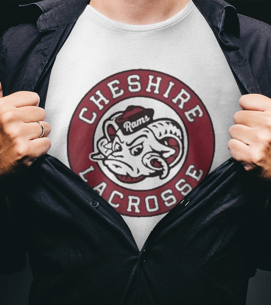 Cheshire Rams Lacrosse Team Emblem T-Shirt
