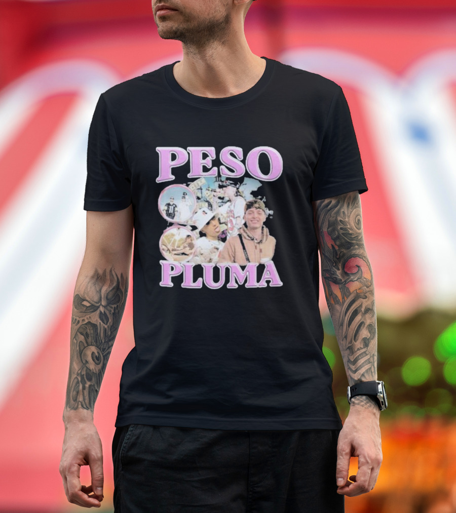 Peso Pluma Pink Collage T-Shirt