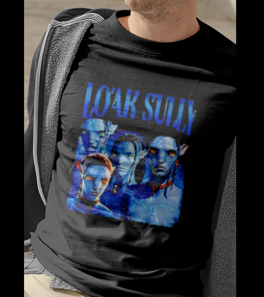 Lo'ak Sully Avatar Characters Blue Na'vi T-Shirt