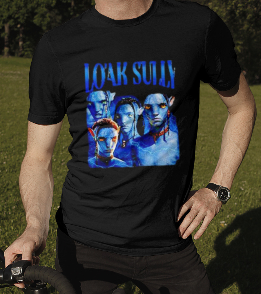 Lo'ak Sully Avatar Characters Blue Na'vi T-Shirt