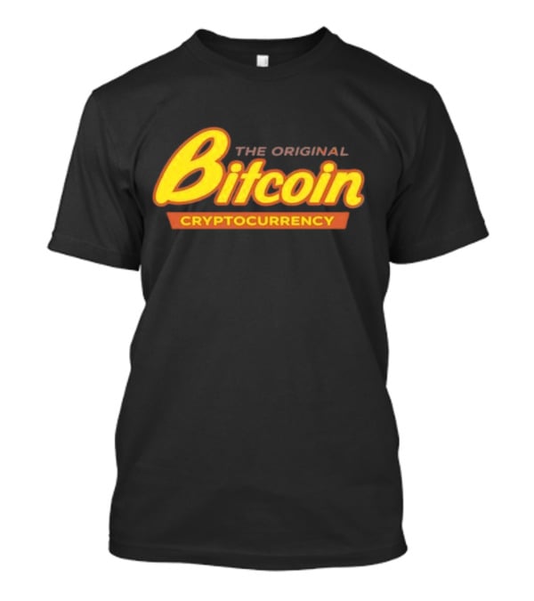 The Original Bitcoin Cryptocurrency Bow Tie T-Shirt