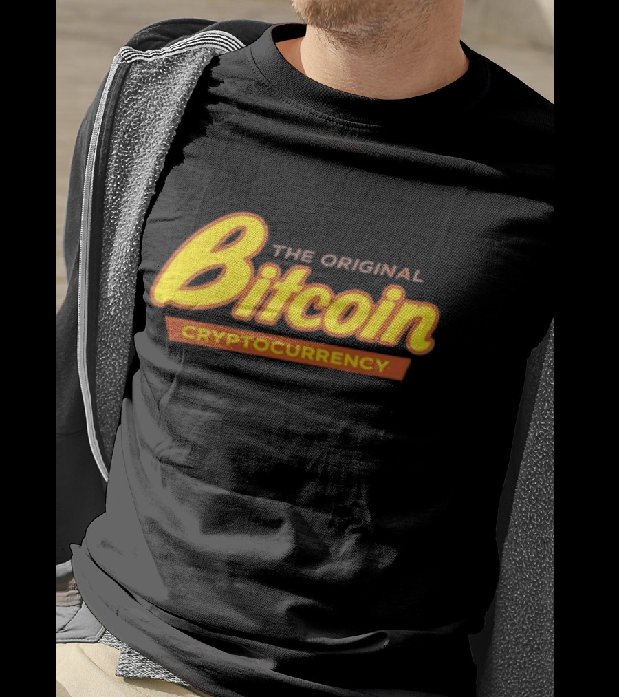 The Original Bitcoin Cryptocurrency Bow Tie T-Shirt