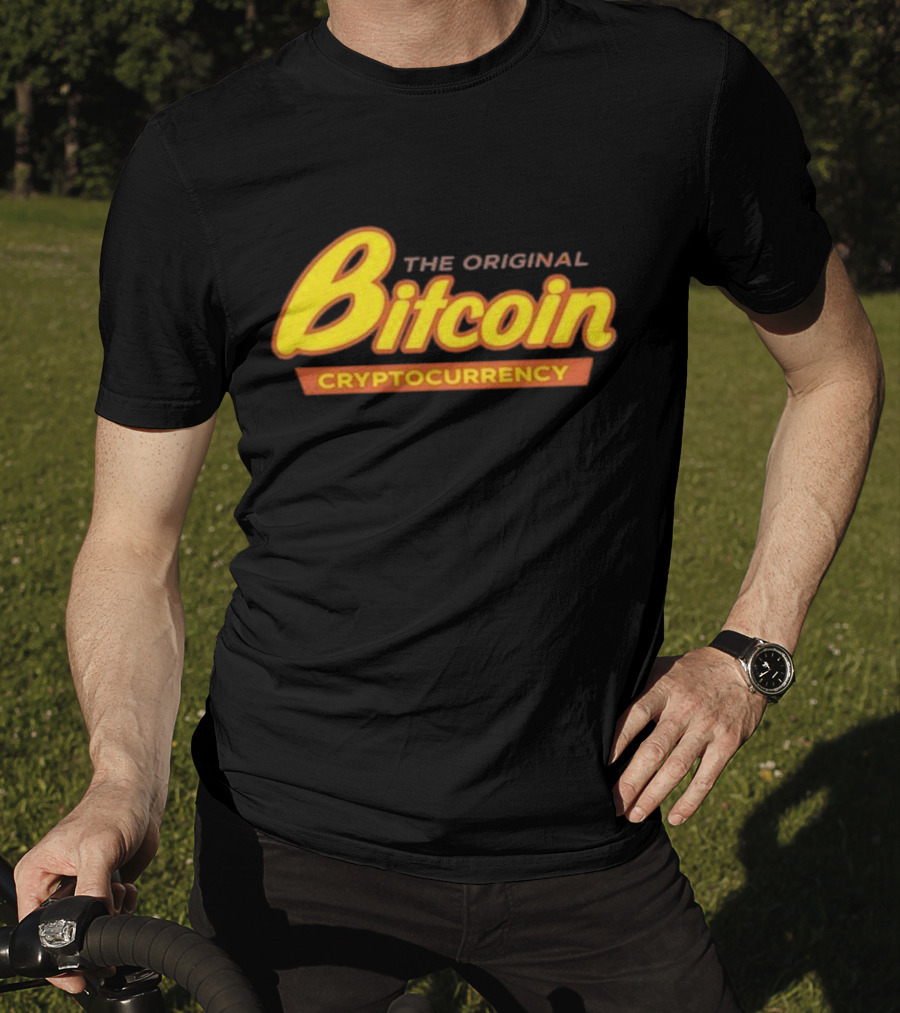 The Original Bitcoin Cryptocurrency Bow Tie T-Shirt