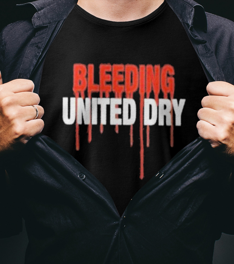 Bleeding United Dry Dripping Red T-Shirt