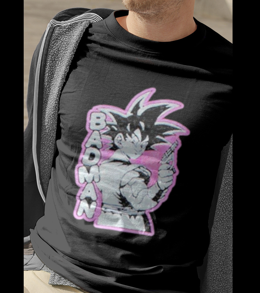 BADMAN Genki Popular Anime Character Vintage Manga T-Shirt