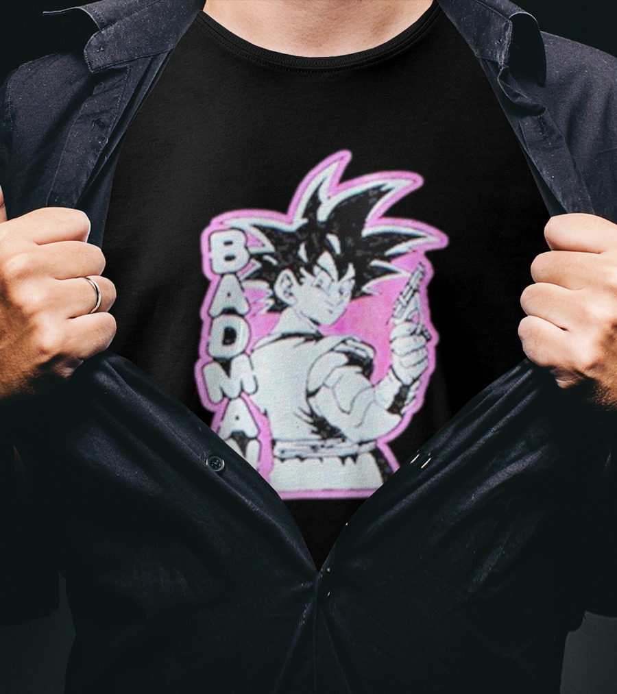 BADMAN Genki Popular Anime Character Vintage Manga T-Shirt