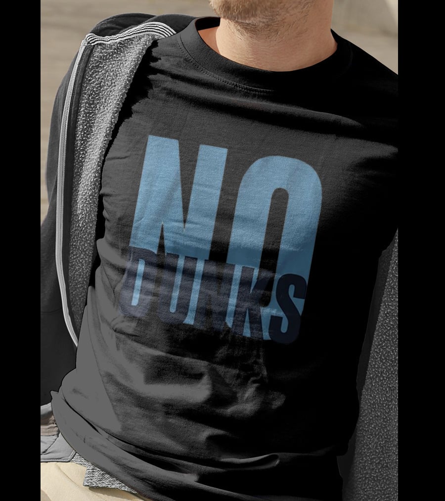 No Dunks Podcast Merchandise Blue T-Shirt
