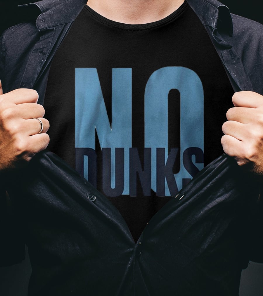No Dunks Podcast Merchandise Blue T-Shirt